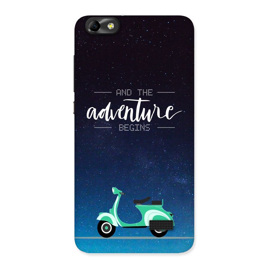 Adventure Scooter Back Case for Honor 4C