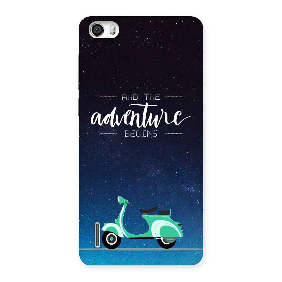 Adventure Scooter Back Case for Honor 6