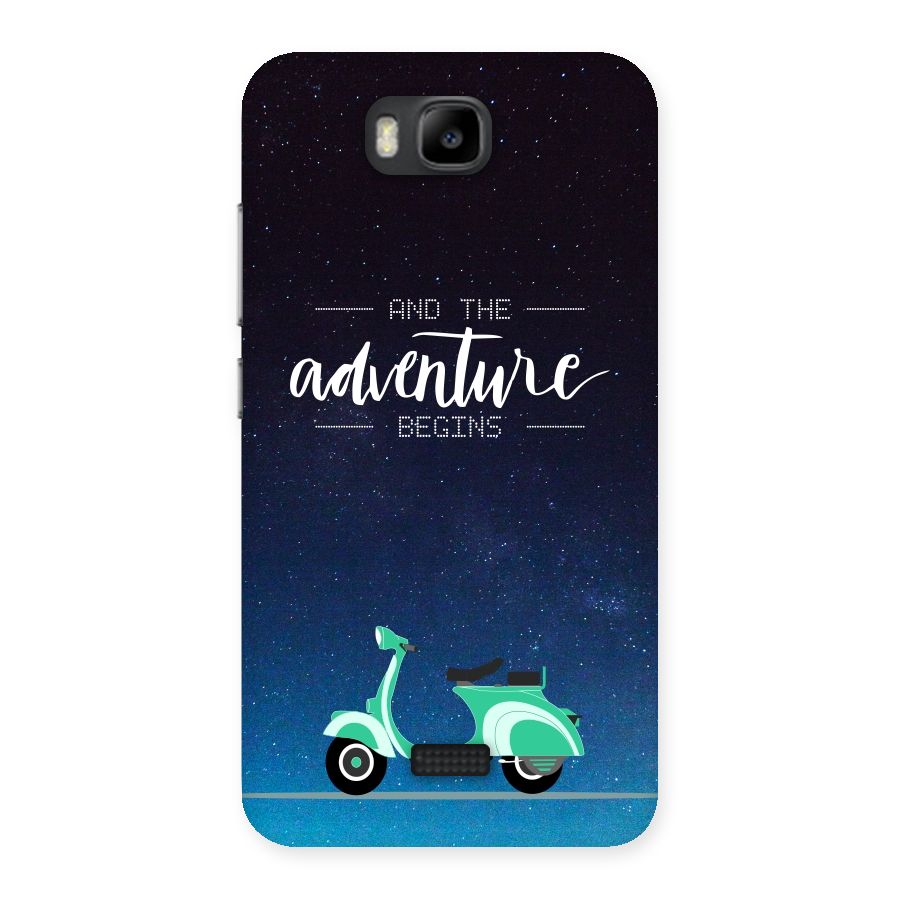 Adventure Scooter Back Case for Honor Bee