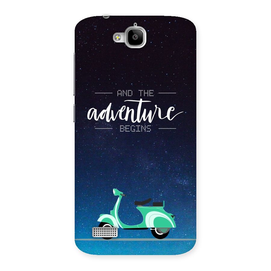 Adventure Scooter Back Case for Honor Holly