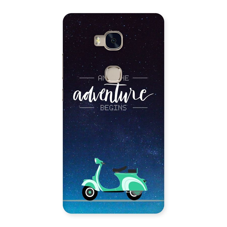 Adventure Scooter Back Case for Huawei Honor 5X