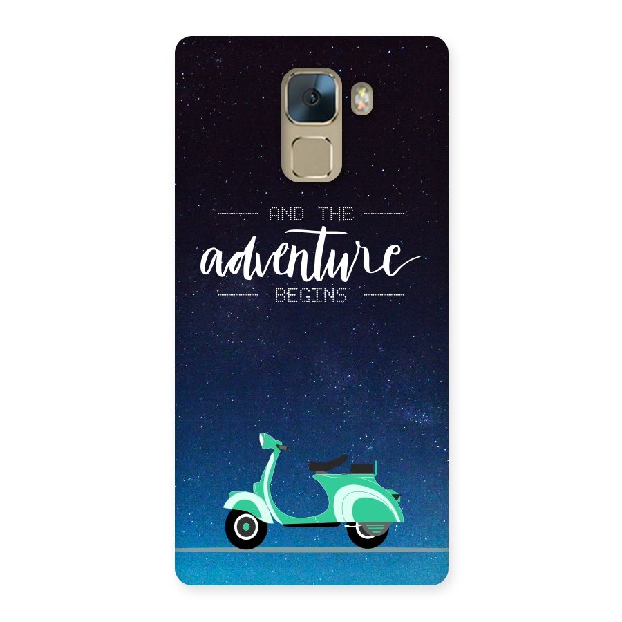 Adventure Scooter Back Case for Huawei Honor 7
