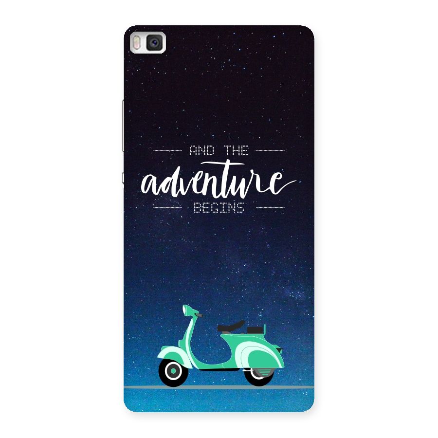 Adventure Scooter Back Case for Huawei P8