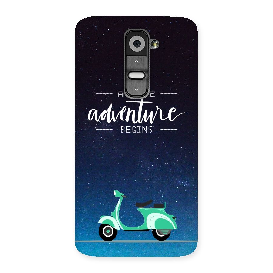 Adventure Scooter Back Case for LG G2
