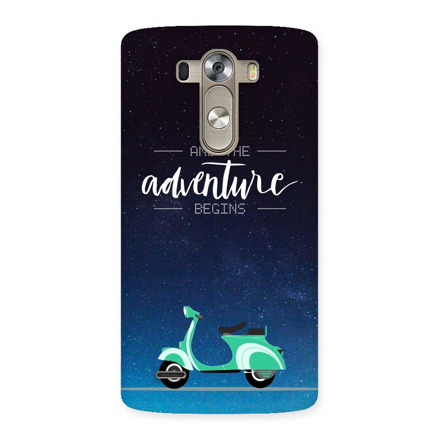 Adventure Scooter Back Case for LG G3