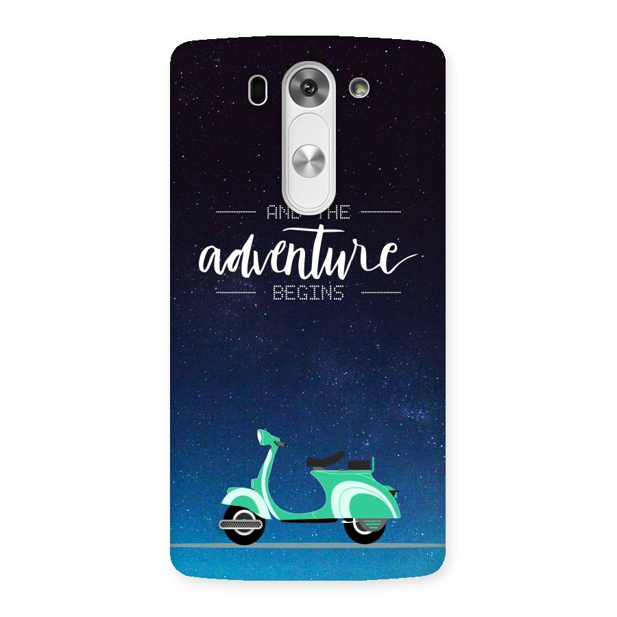 Adventure Scooter Back Case for LG G3 Beat