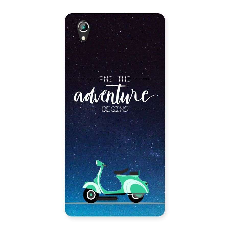 Adventure Scooter Back Case for Lava Iris 800