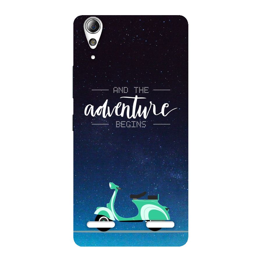 Adventure Scooter Back Case for Lenovo A6000 Plus