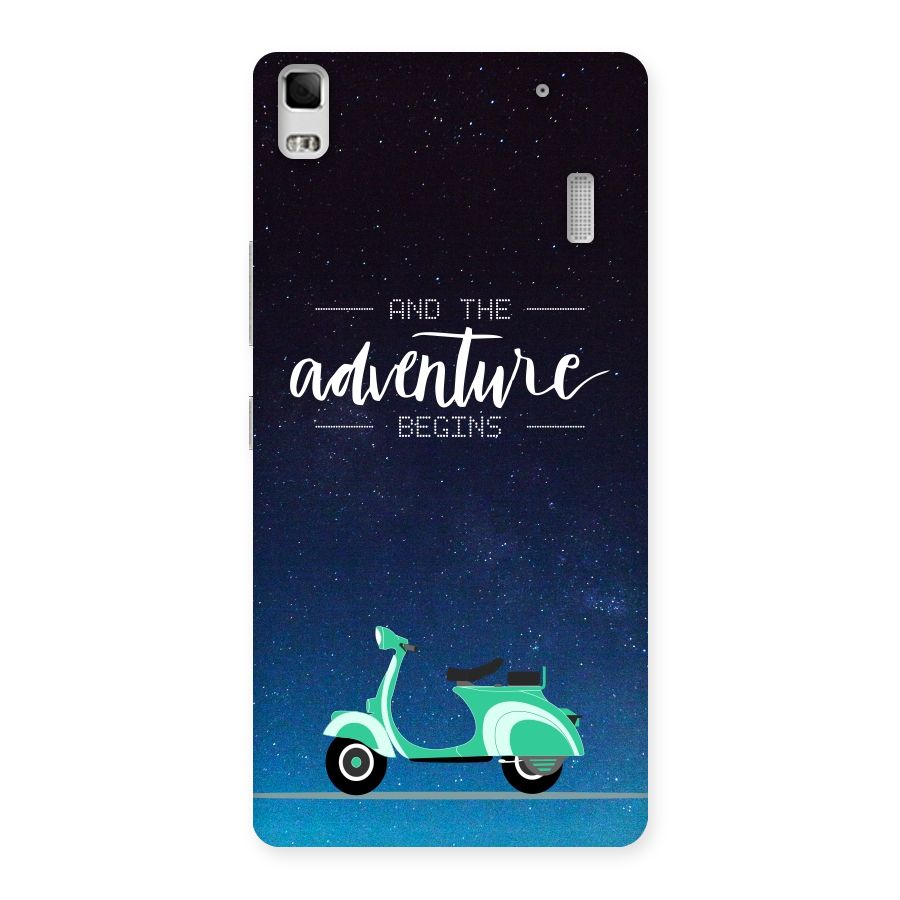Adventure Scooter Back Case for Lenovo K3 Note