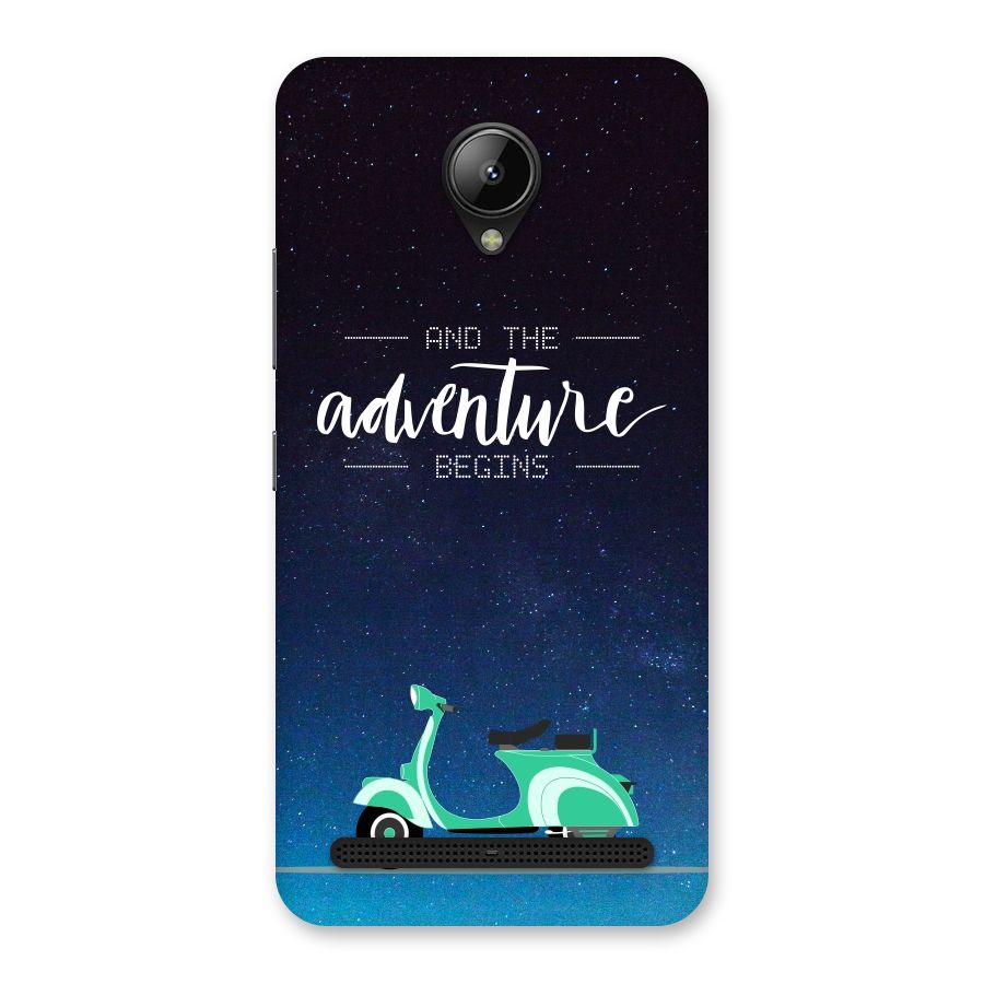 Adventure Scooter Back Case for Lenovo C2