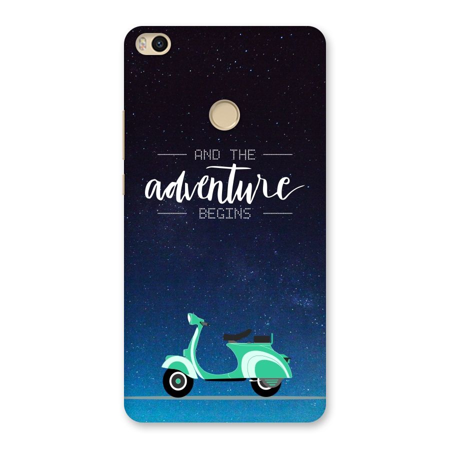 Adventure Scooter Back Case for Mi Max 2