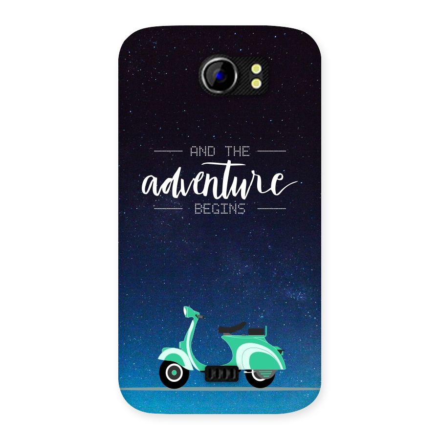 Adventure Scooter Back Case for Micromax Canvas 2 A110