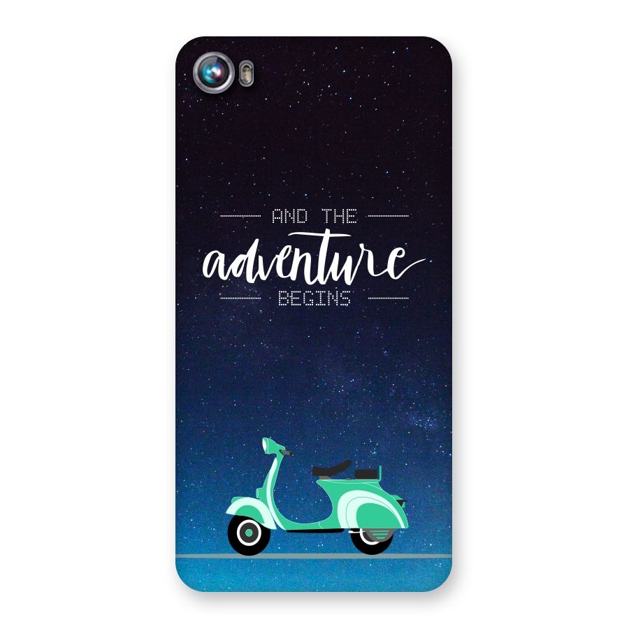 Adventure Scooter Back Case for Micromax Canvas Fire 4 A107