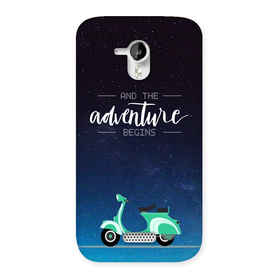 Adventure Scooter Back Case for Micromax Canvas HD A116