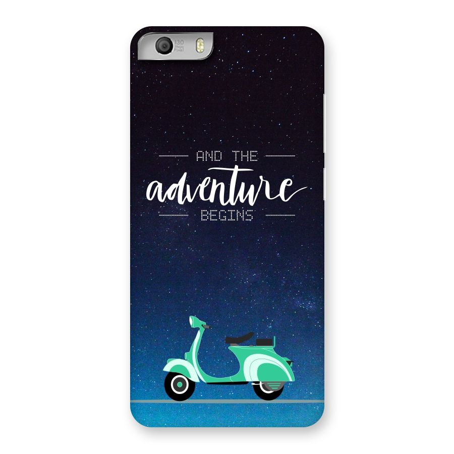 Adventure Scooter Back Case for Micromax Canvas Knight 2