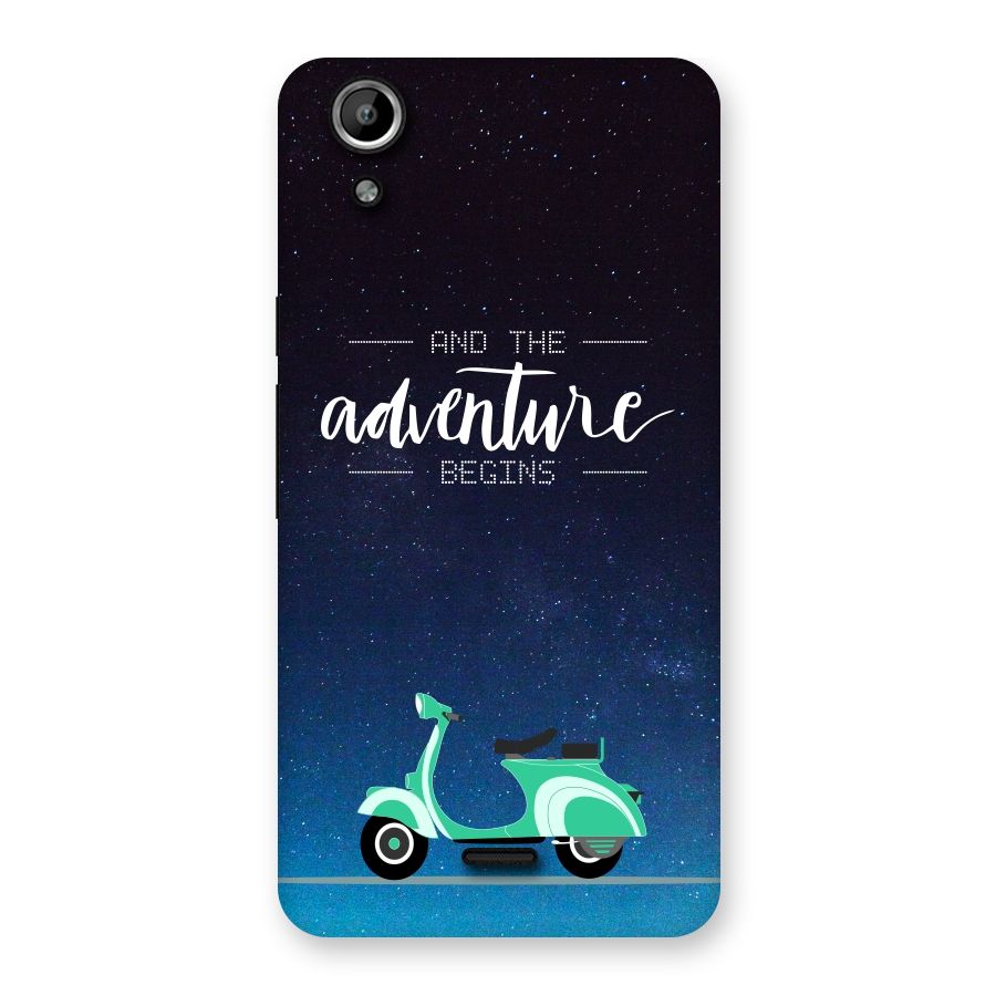 Adventure Scooter Back Case for Micromax Canvas Selfie Lens Q345