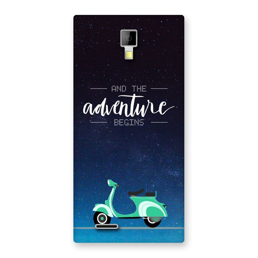 Adventure Scooter Back Case for Micromax Canvas Xpress A99