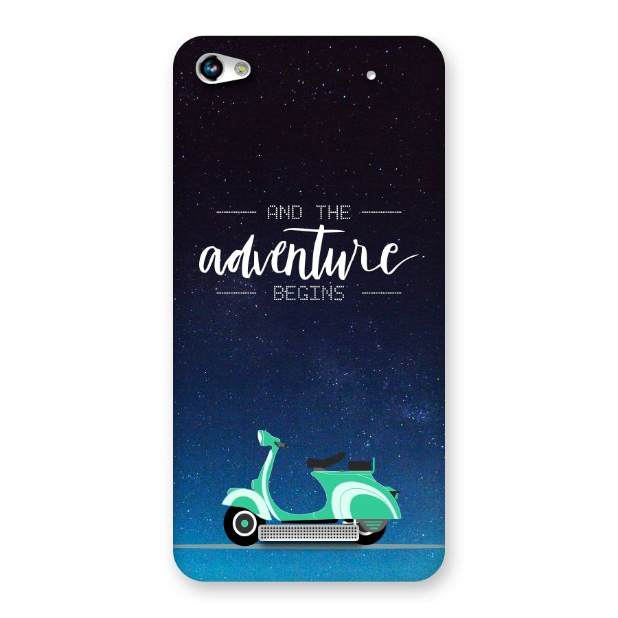 Adventure Scooter Back Case for Micromax Hue 2