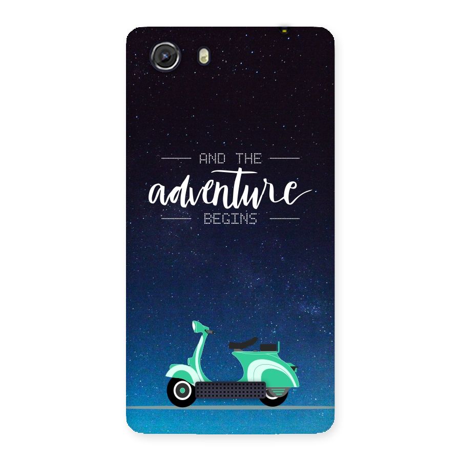 Adventure Scooter Back Case for Micromax Unite 3