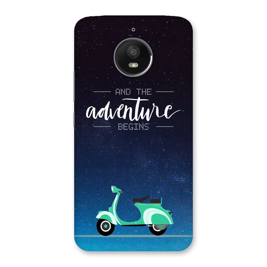 Adventure Scooter Back Case for Moto E4 Plus