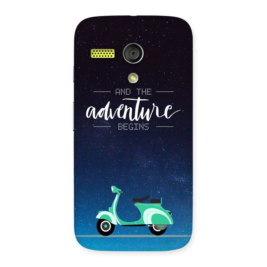 Adventure Scooter Back Case for Moto G