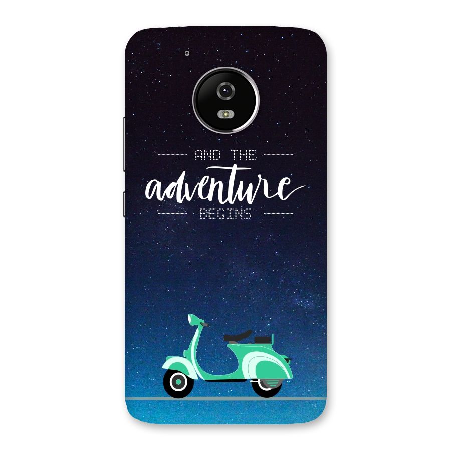 Adventure Scooter Back Case for Moto G5