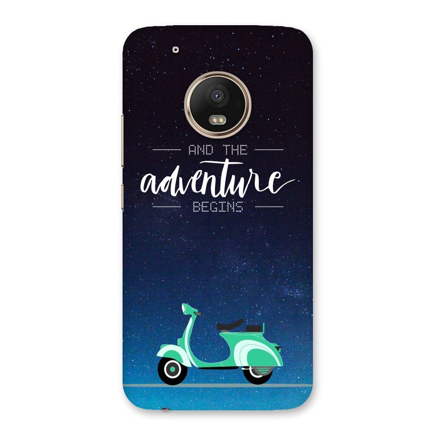 Adventure Scooter Back Case for Moto G5 Plus