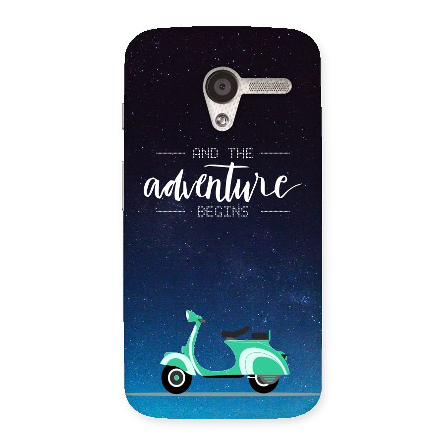 Adventure Scooter Back Case for Moto X