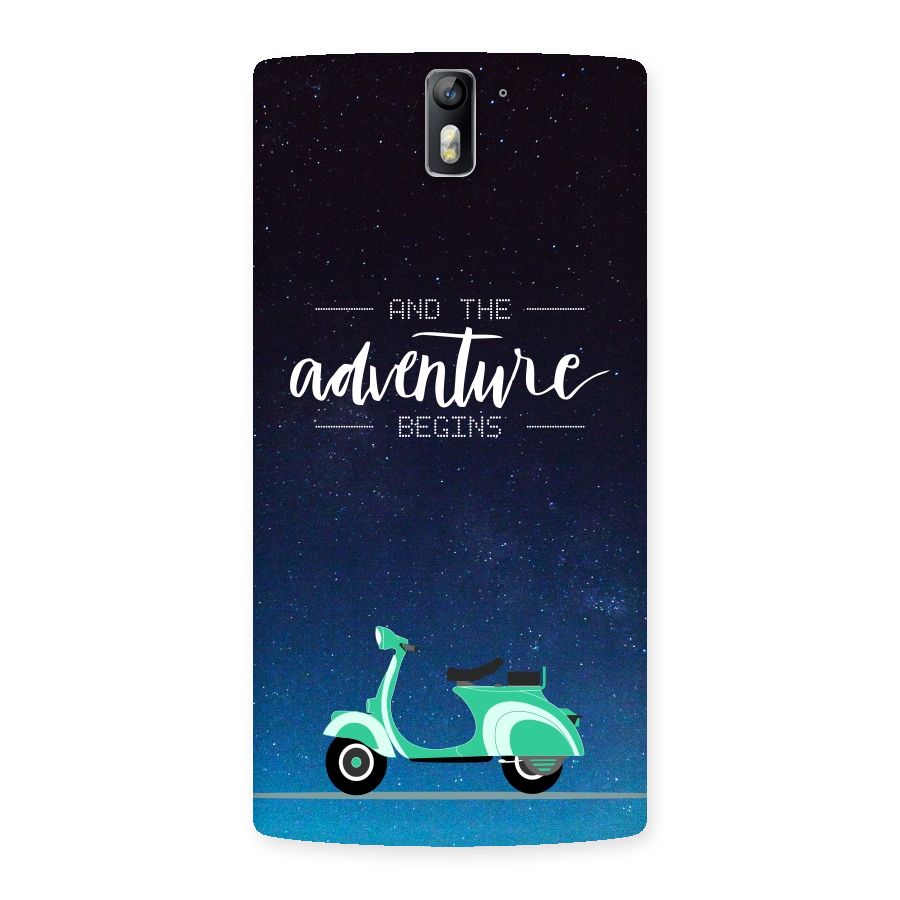 Adventure Scooter Back Case for One Plus One