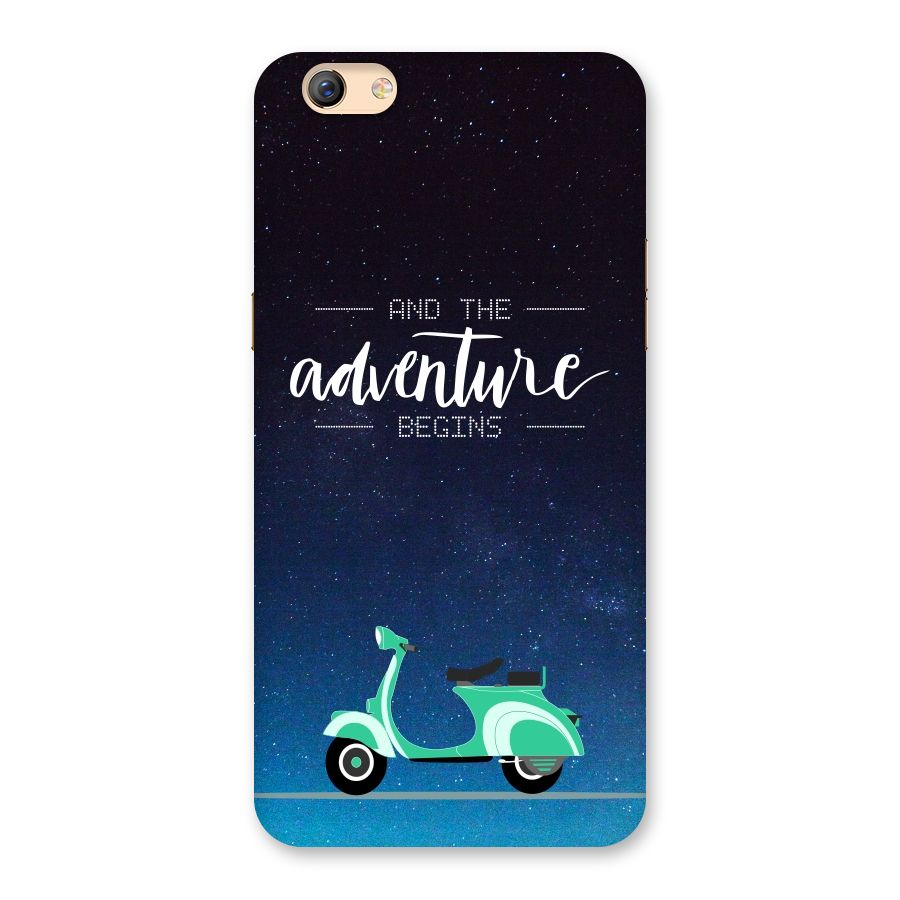Adventure Scooter Back Case for Oppo F3 Plus