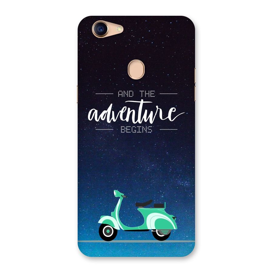 Adventure Scooter Back Case for Oppo F5