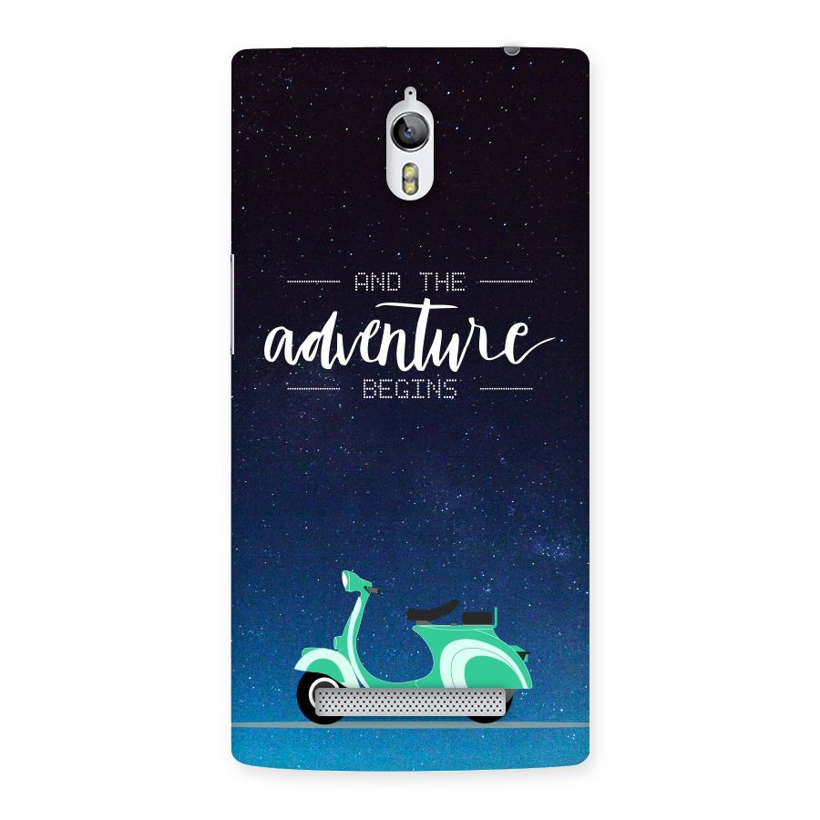 Adventure Scooter Back Case for Oppo Find 7