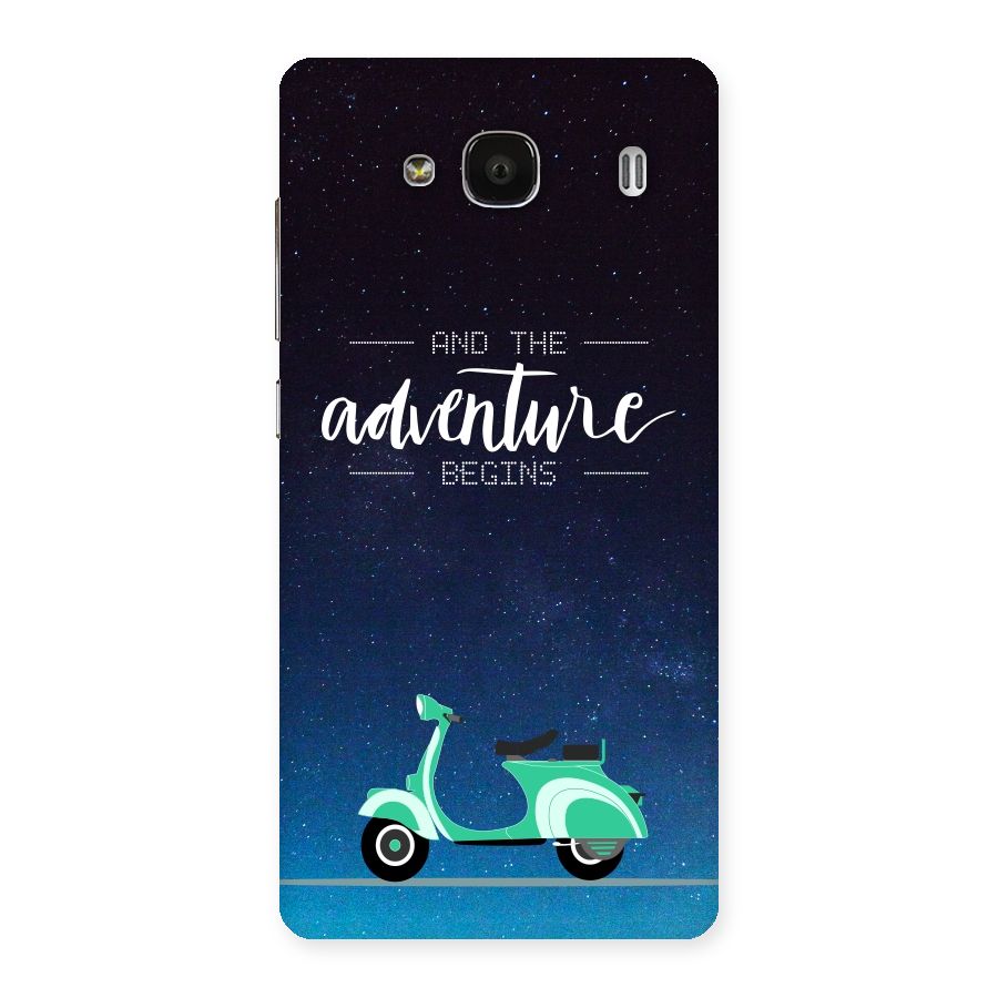 Adventure Scooter Back Case for Redmi 2 Prime