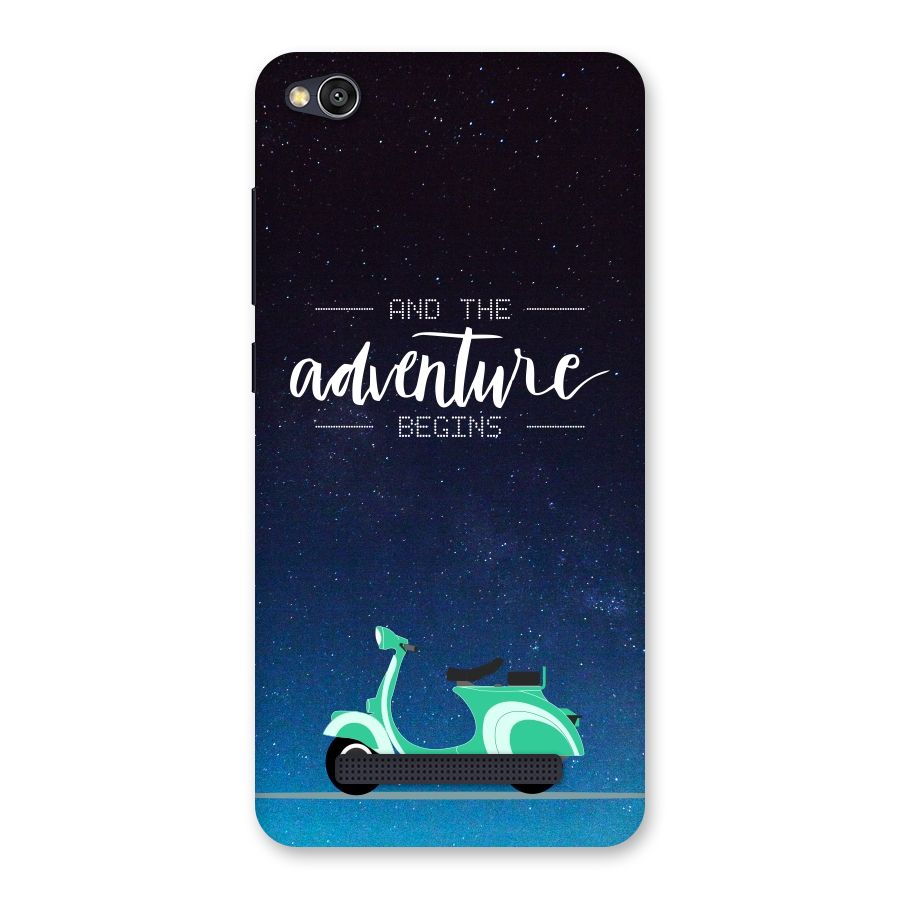 Adventure Scooter Back Case for Redmi 4A