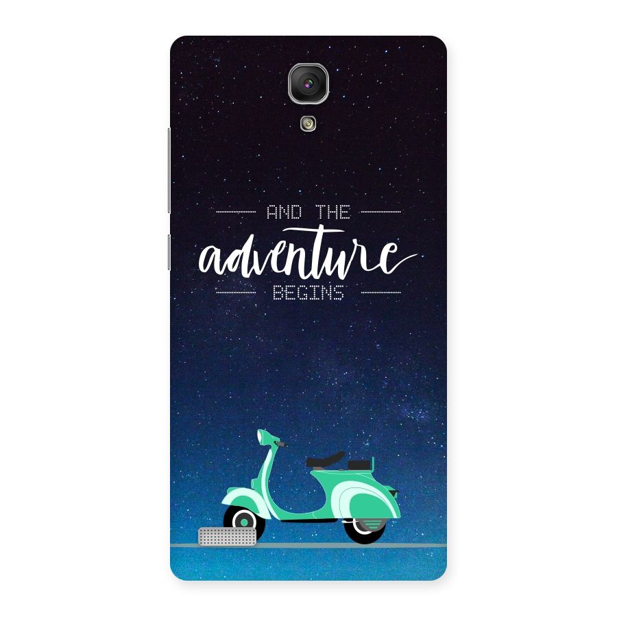 Adventure Scooter Back Case for Redmi Note