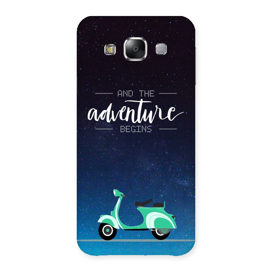 Adventure Scooter Back Case for Samsung Galaxy E5