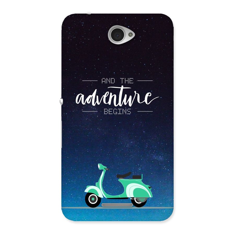 Adventure Scooter Back Case for Sony Xperia E4
