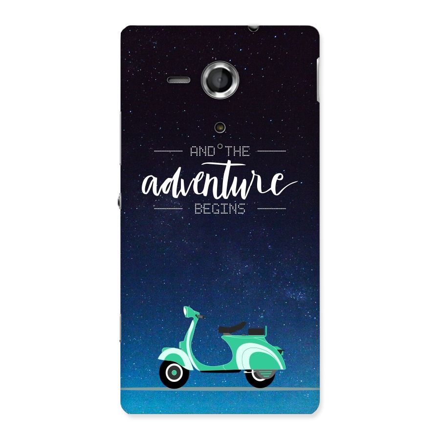 Adventure Scooter Back Case for Sony Xperia SP