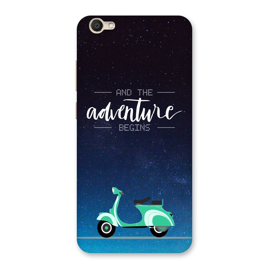 Adventure Scooter Back Case for Vivo V5