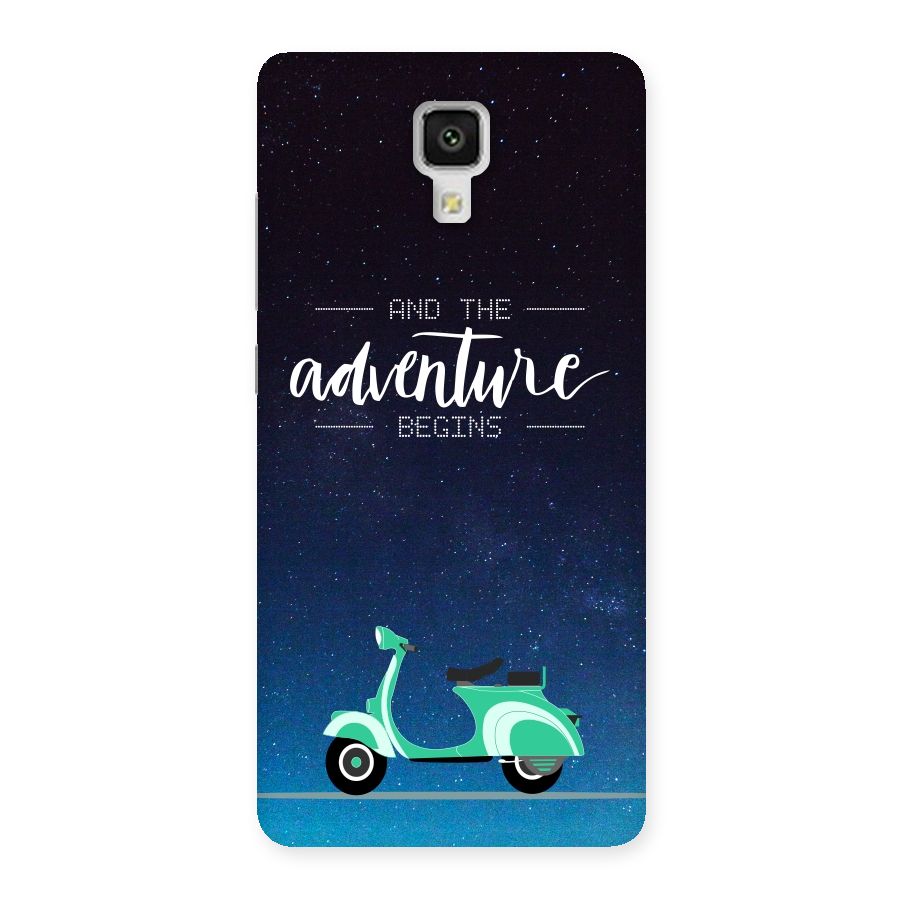 Adventure Scooter Back Case for Xiaomi Mi 4