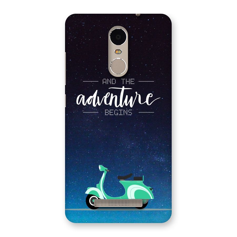 Adventure Scooter Back Case for Xiaomi Redmi Note 3