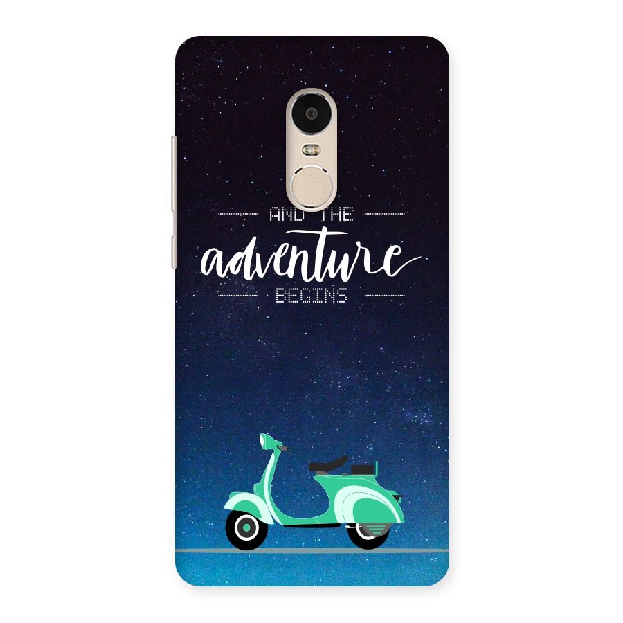 Adventure Scooter Back Case for Xiaomi Redmi Note 4