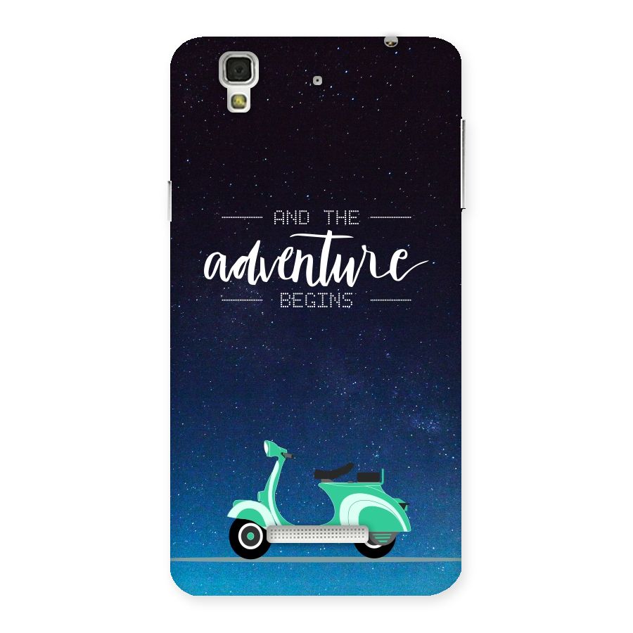 Adventure Scooter Back Case for YU Yureka Plus