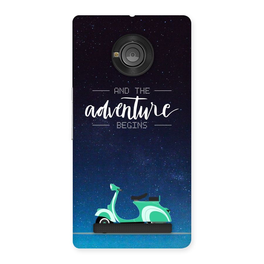 Adventure Scooter Back Case for Yu Yunique
