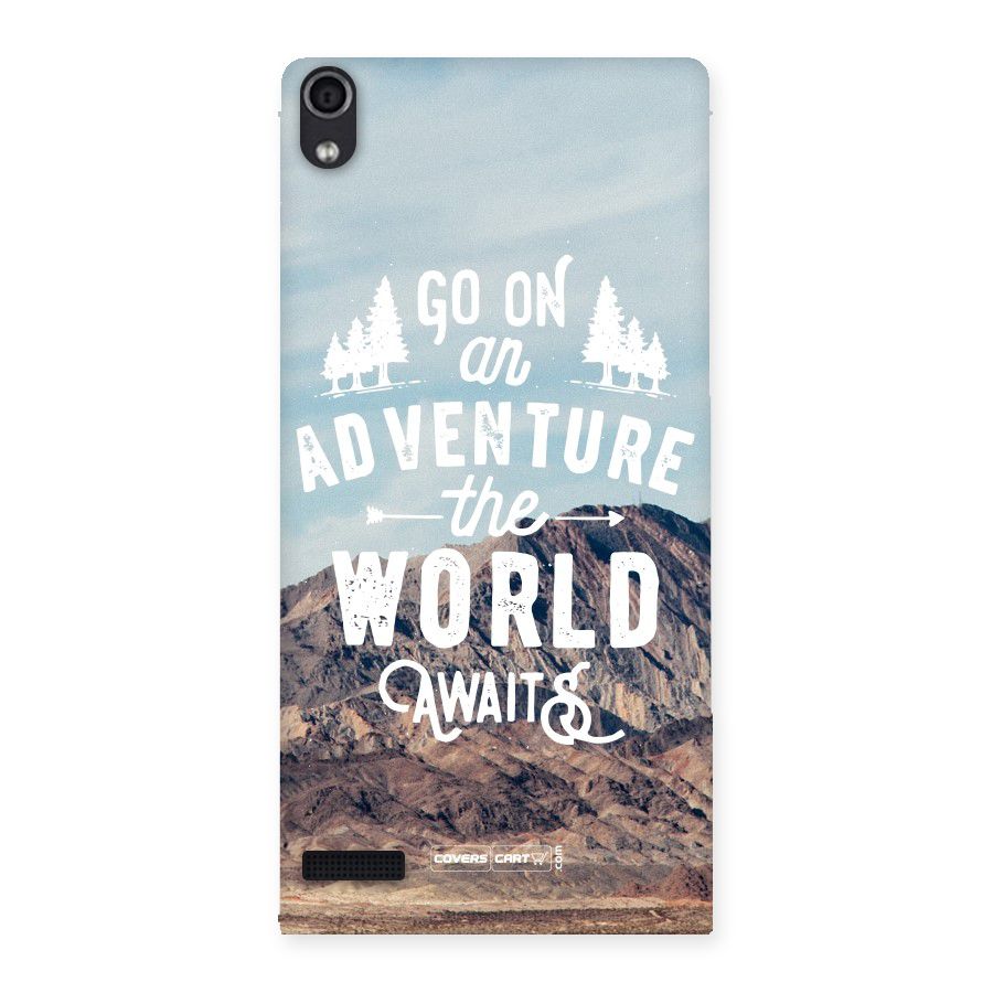 Adventure World Back Case for Ascend P6