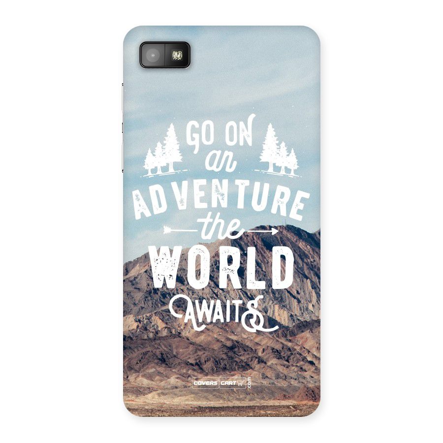 Adventure World Back Case for Blackberry Z10