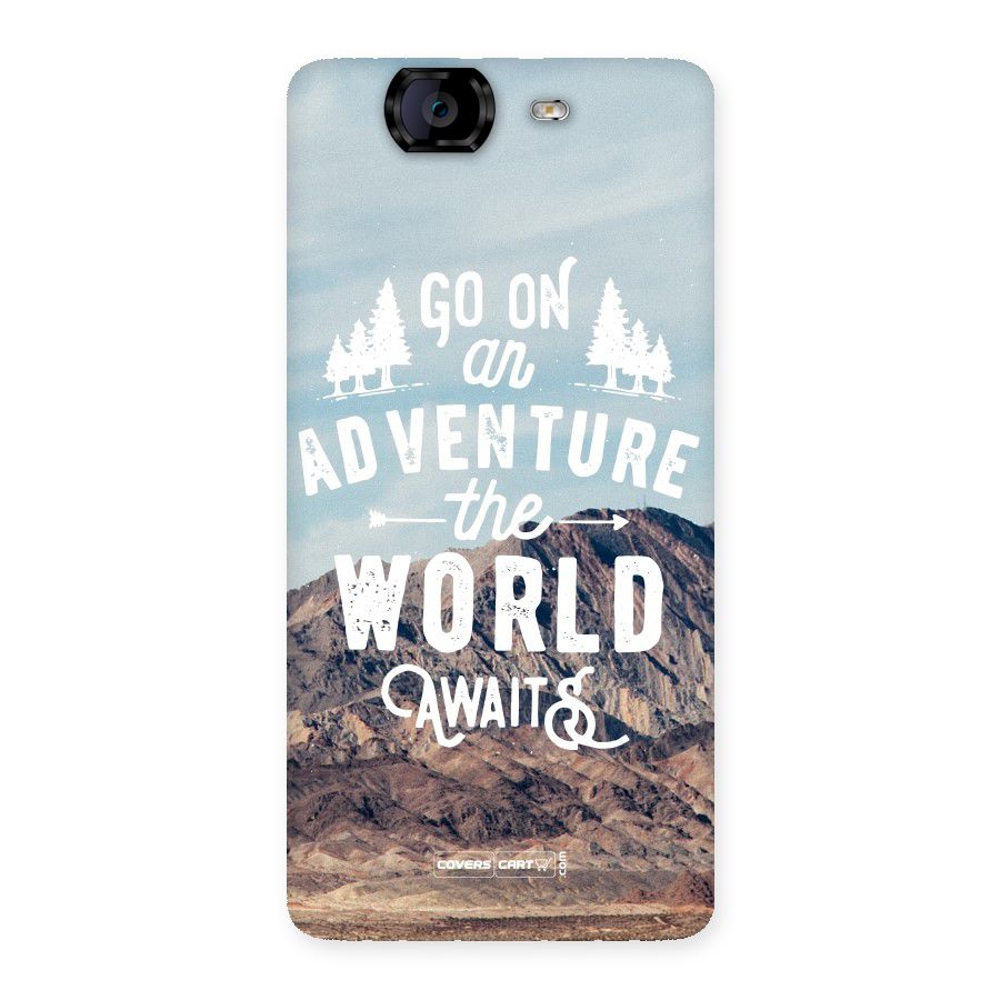 Adventure World Back Case for Canvas Knight A350