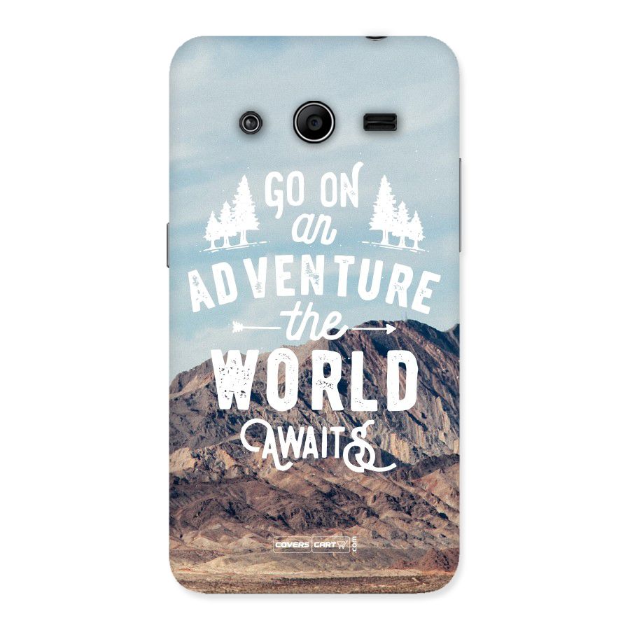 Adventure World Back Case for Galaxy Core 2