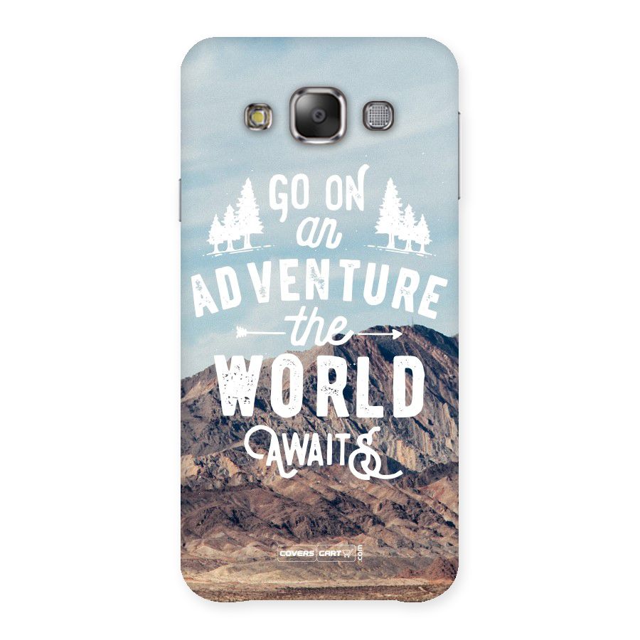 Adventure World Back Case for Galaxy E7