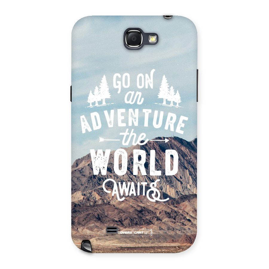 Adventure World Back Case for Galaxy Note 2